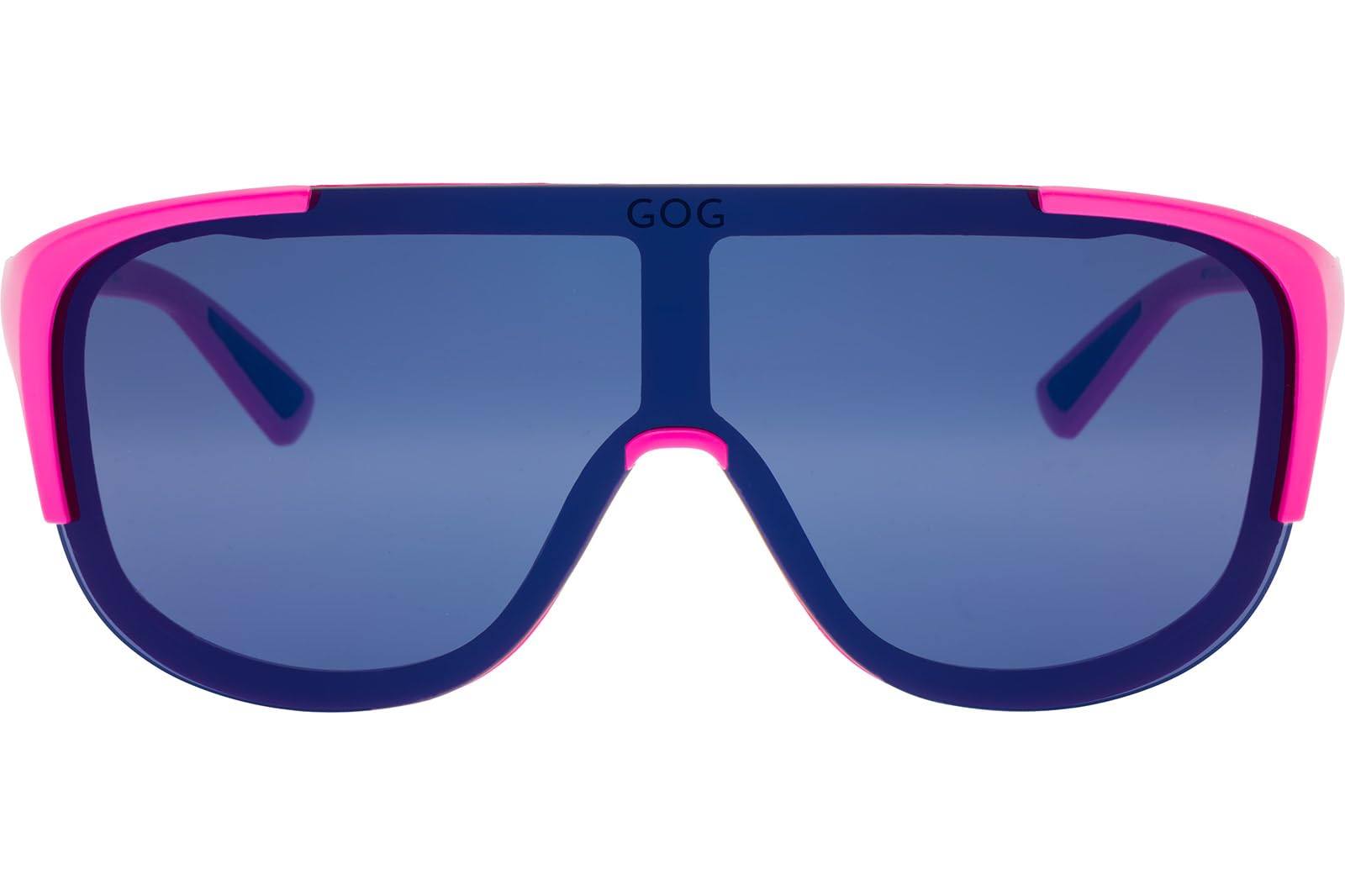 GOG Medusa Brille, Mattweiß/Grau, Silber, Einheitsgröße für Erwachsene, Matt Weiß/Grau-Silber, One size