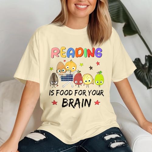 Reading is Food for Your Brain Shirt - Book Lovers Shirts - Teacher Tshirts2