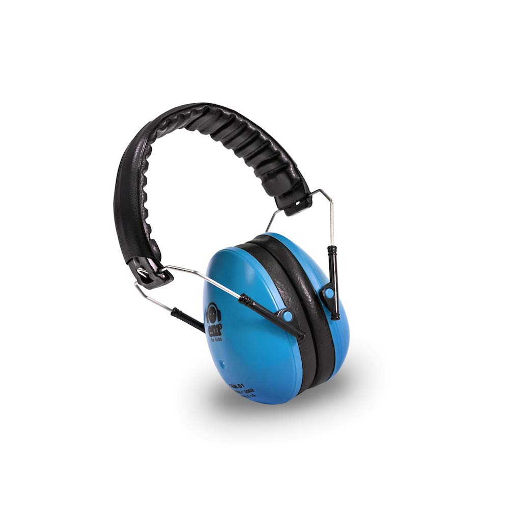 Earmuffs - Blue. The Original Folding Children's Earmuff Since 2007. Use at Loud Events Including NASCAR, air Shows, Concerts, Festivals and More! ...