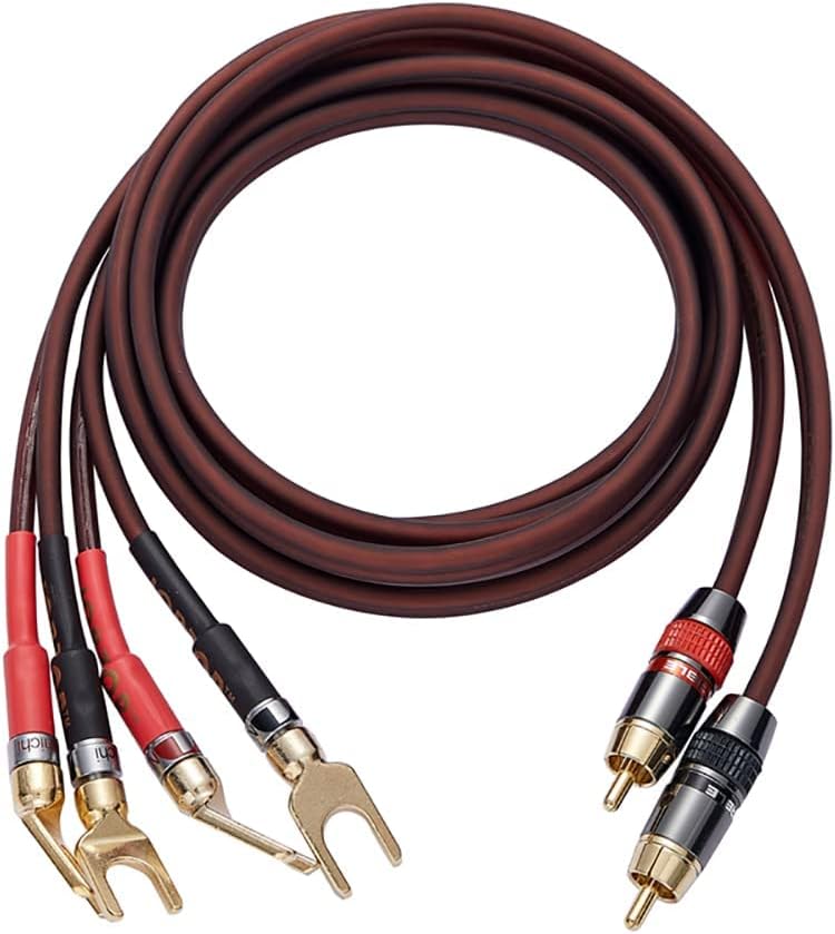 Hosa CRA203DJ Dual RCA to Same with Ground Wire Stereo