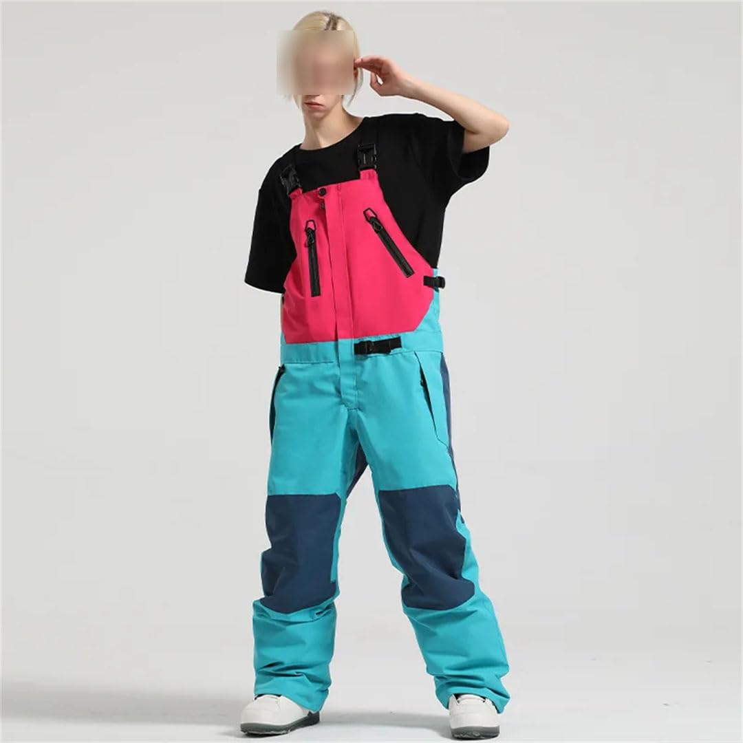 Inverno Donne Snowboard Bretelle Antivento Traspirante Caldo Outdoor Un Pezzo Sci Neve Pantaloni
