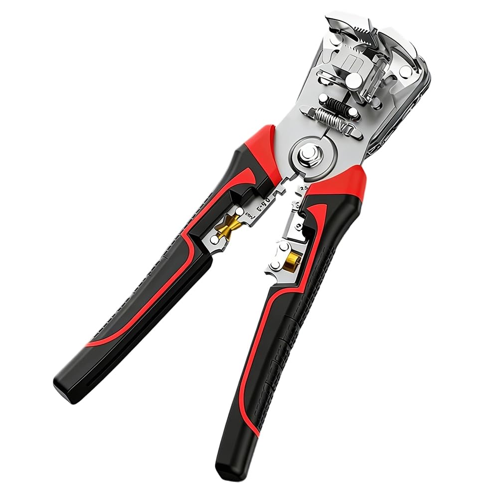 Jnchdghwa As Shown Crimper Cable Cutter Adjustable Automatic Wire Stripper Multifunctional Stripping Crimping Pliers