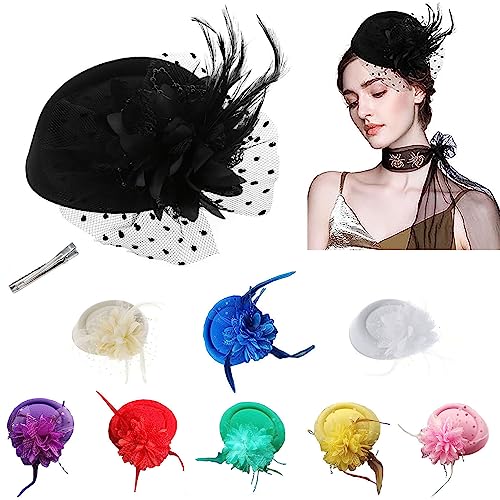 Cappello derby del Kentucky, elegante cappello può essere applicato in varie occasioni, ti rende più affascinante nella vita quotidiana, feste, cerimonie, balli, matrimoni, compleanni, appuntamenti, vacanze, matrimoni, cocktail party, feste Gatsby, serate, performance, balli studenteschi, cosplay e così via. Grazioso fascinator, colore perfetto per abiti da sposa. design insolito e ben fatto.