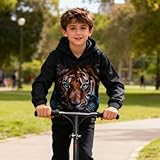 Zoom IMG-2 kids4ever unisex 3d tigre stampata Zoom IMG-2 kids4ever unisex 3d tigre stampata