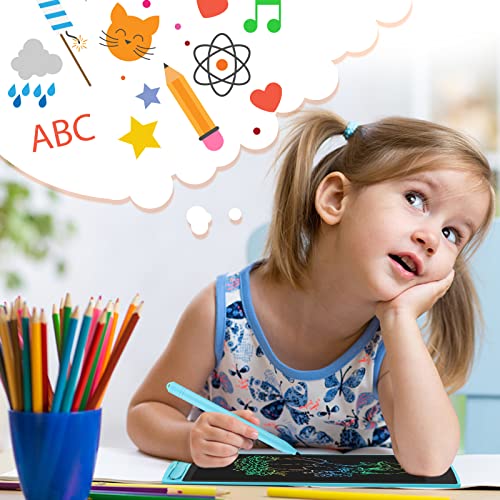 Image of HOMESTEC Colourful LCD Writing Tablet,8.5 inch Drawing Board Graphic Tablet Lock-Key Handwriting Doodle Drawing Pad Kids Toys Gifts for Boys Girls(Blue)