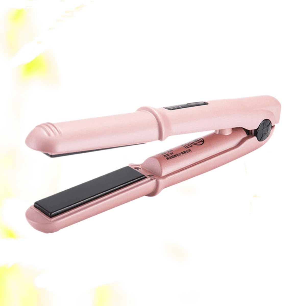 Piastra Arricciacapelli USB Portatile in Lega Rosa per Chioma