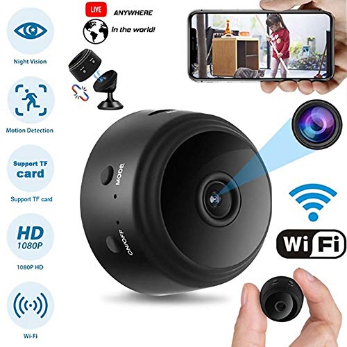 OVEHEL Spy Camera Wireless Hidden HD 1080P Small Security Video Camera Mini Nany