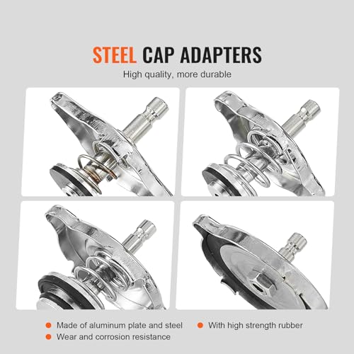 image for VEVOR Automotive Cooling System Radiator Pressure Tester Kit, 14 pcs R