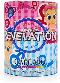 Fumaça Colorida Lata Grande Chá Revelação Várias Cores Rosa