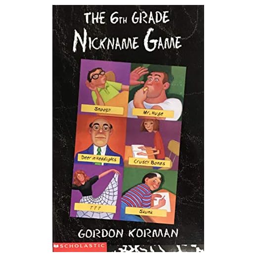 Fun Nickname Game for 6th Graders