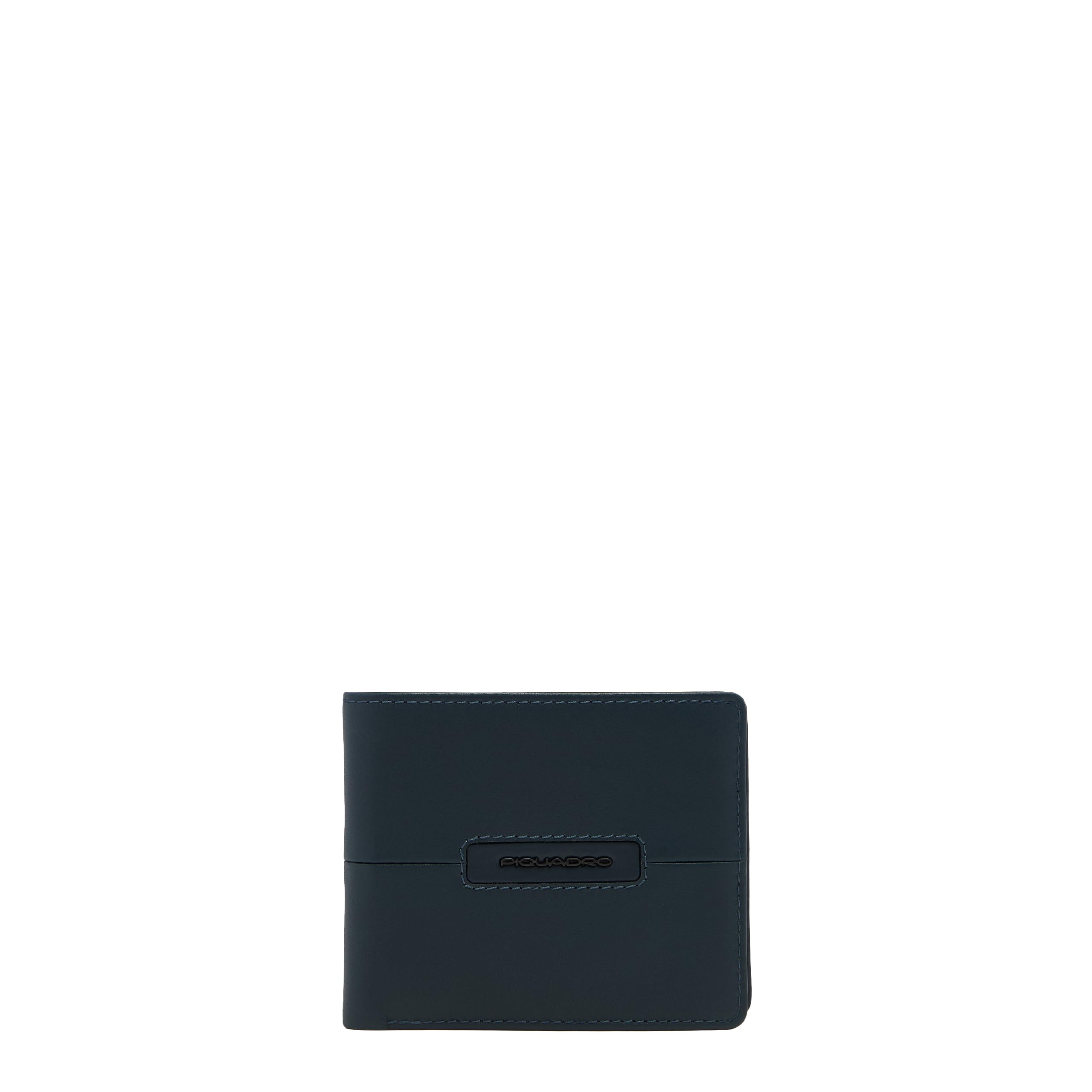 PIQUADRO - Portafogli con Porta Documenti Rimovibile - Uomo - Blu