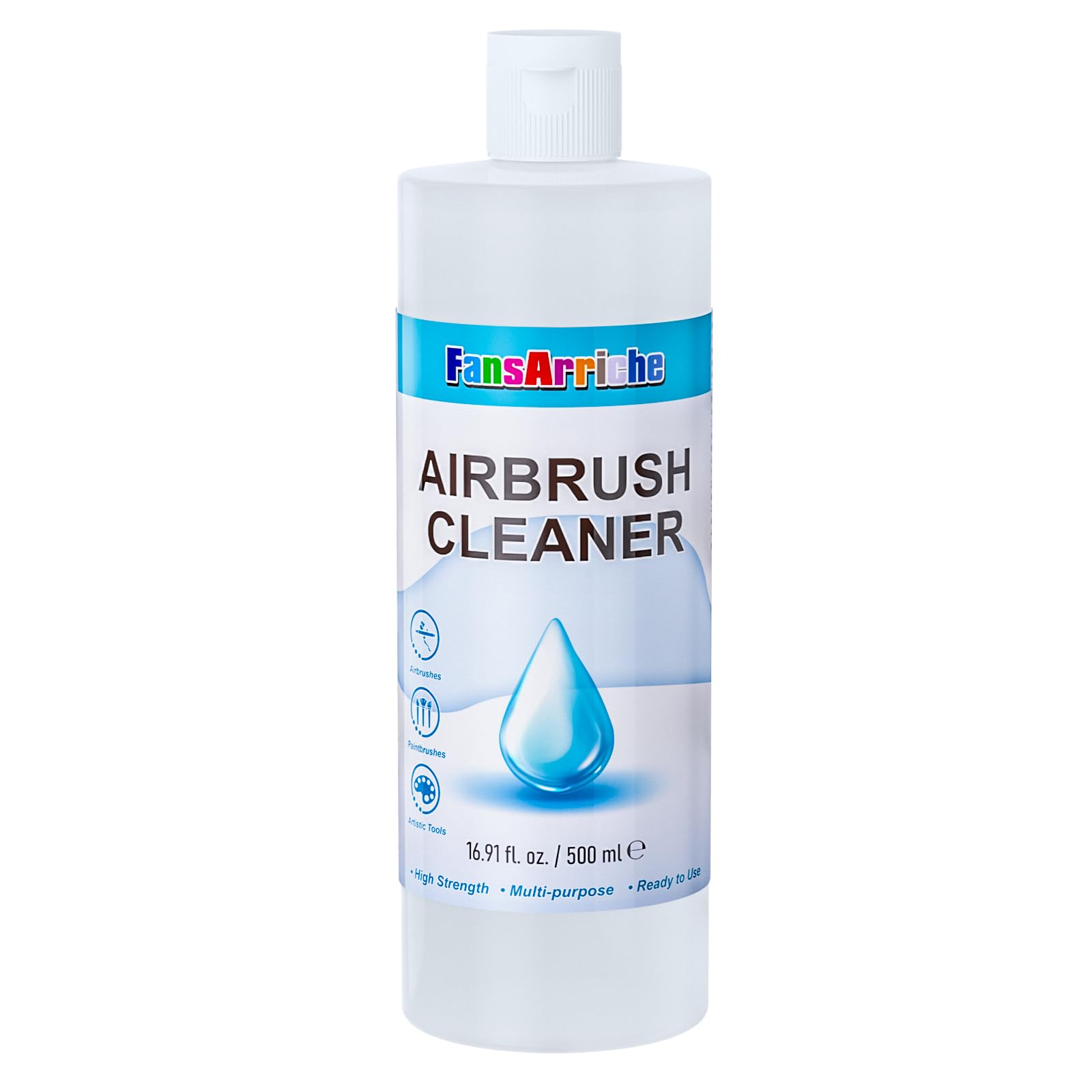  FansArriche 16.91 Oz Airbrush Cleaner for Water-Based Acrylic Colors to Quickly Unblock Clogged Tools
| FansArriche Air