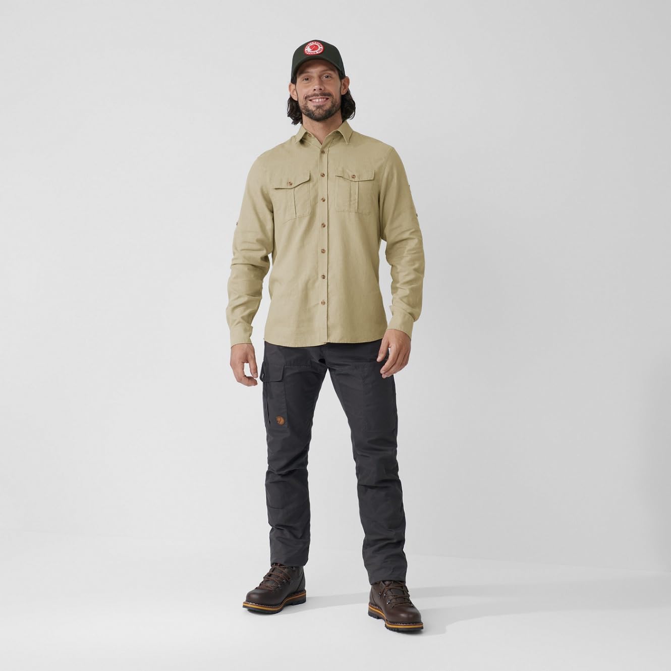 Fjällräven Herren Övik Travel Shirt Ls M Shirt (1er Pack)