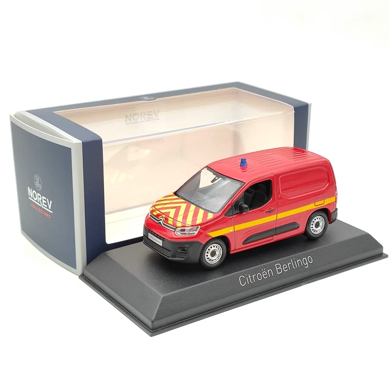 Norev SB 1/43 - Citroën Berlingo 2018 Pompiers 18 – Maquette Modifiée, Très Bon état