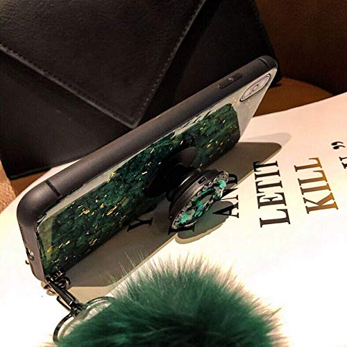 Jinghuash compatibile con Huawei Honor V20/View 20 custodia con peluche Ball, verde - Image 8