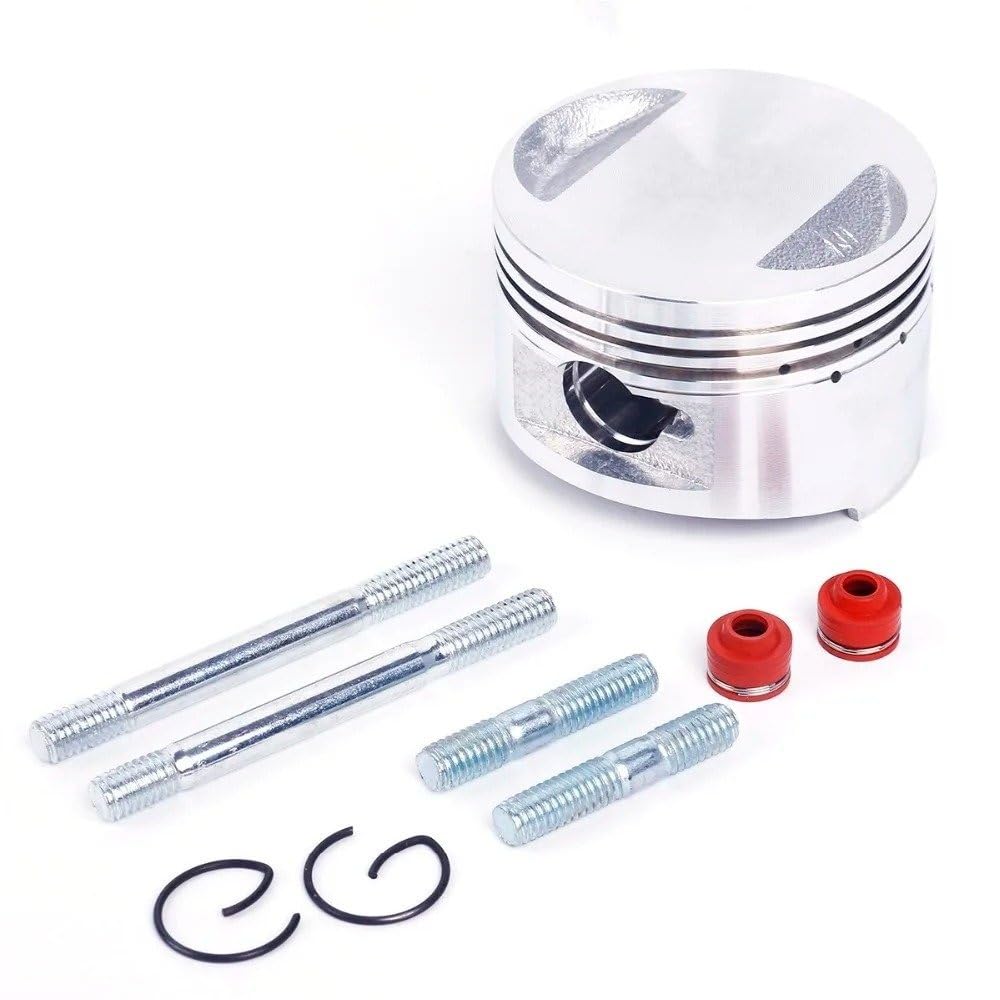 Cilindro Motosierra Kit De Pistón Cilindro 57,4mm Para Motor Patinete Chino Para 4T 157QMJ Para JONWAY Para ZNEN Para Ciclomotor Roketa ATV Para GY6 150cc Pistón