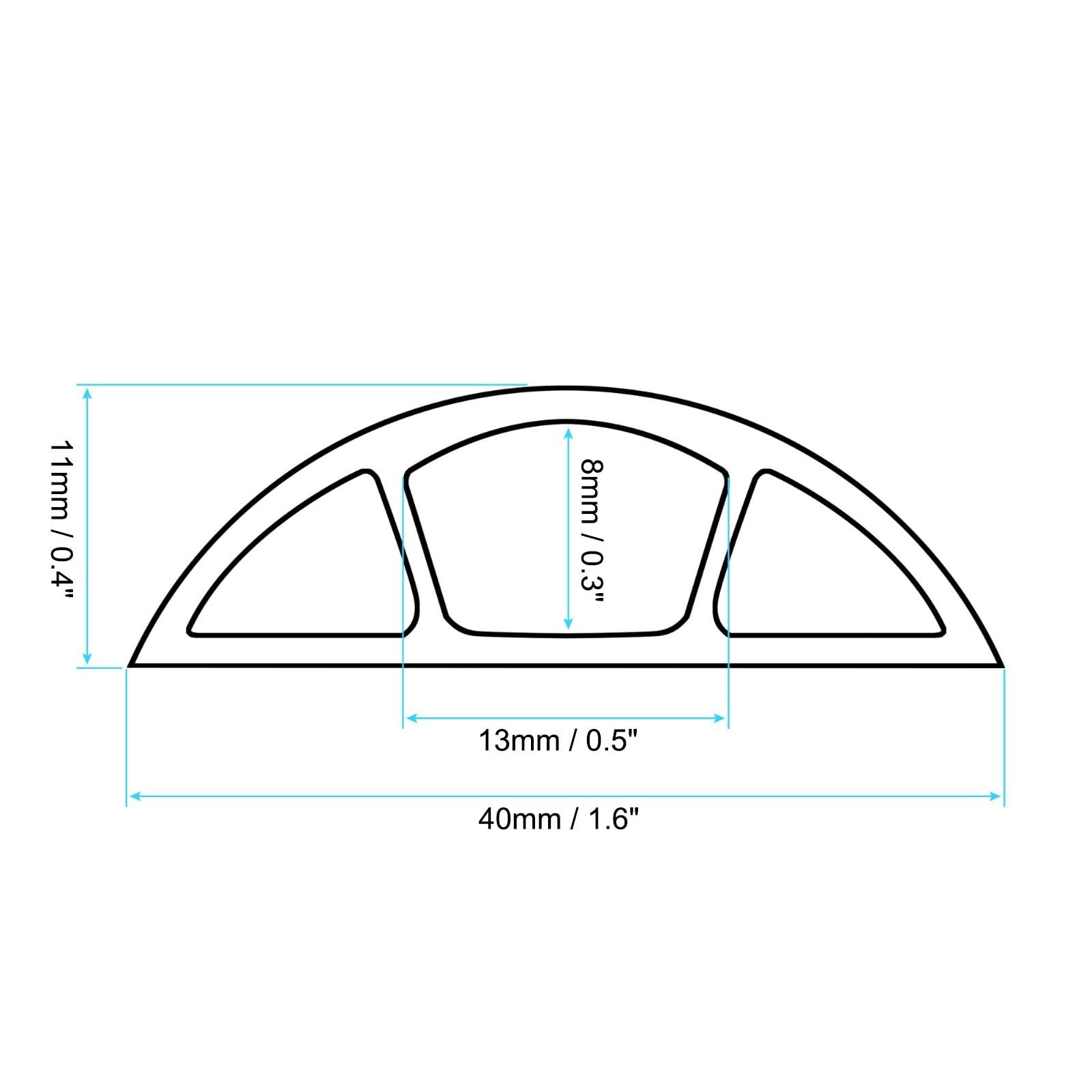 Canalina Passacavi Adesiva Copricavo autoadesivo da pavimento 1/3/6 metri, 0,5" L x,3" A, for la protezione della gestione dei cavi(6m Light Brown Wood)