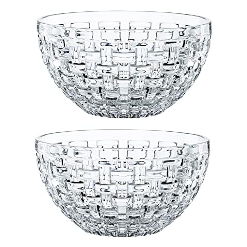 Nachtmann Bossa Nova Set of 2 Glass Bowls Cover