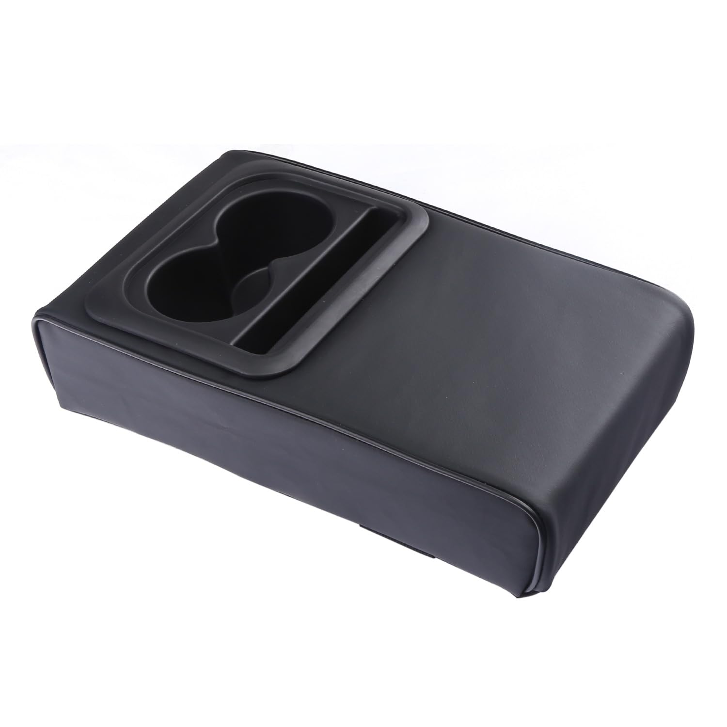 QqzzzH For Audi Q2 2017-2023 2024 Car Center Console Armrest Box Heightening Pad,Car Armrest Pad Center Console Armrest Box,A/Black basic style