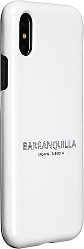 Miniatura 9 de iPhone XR Colombia City Coordinates - Funda Barranquilla