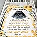 Anniversaree Personalized Ultrasound Photo Baby Blanket, Mommy Safari Animals, Dear Mommy with Ultrasound Picture Blanket First (Baby Ultrasound Blanket 2)