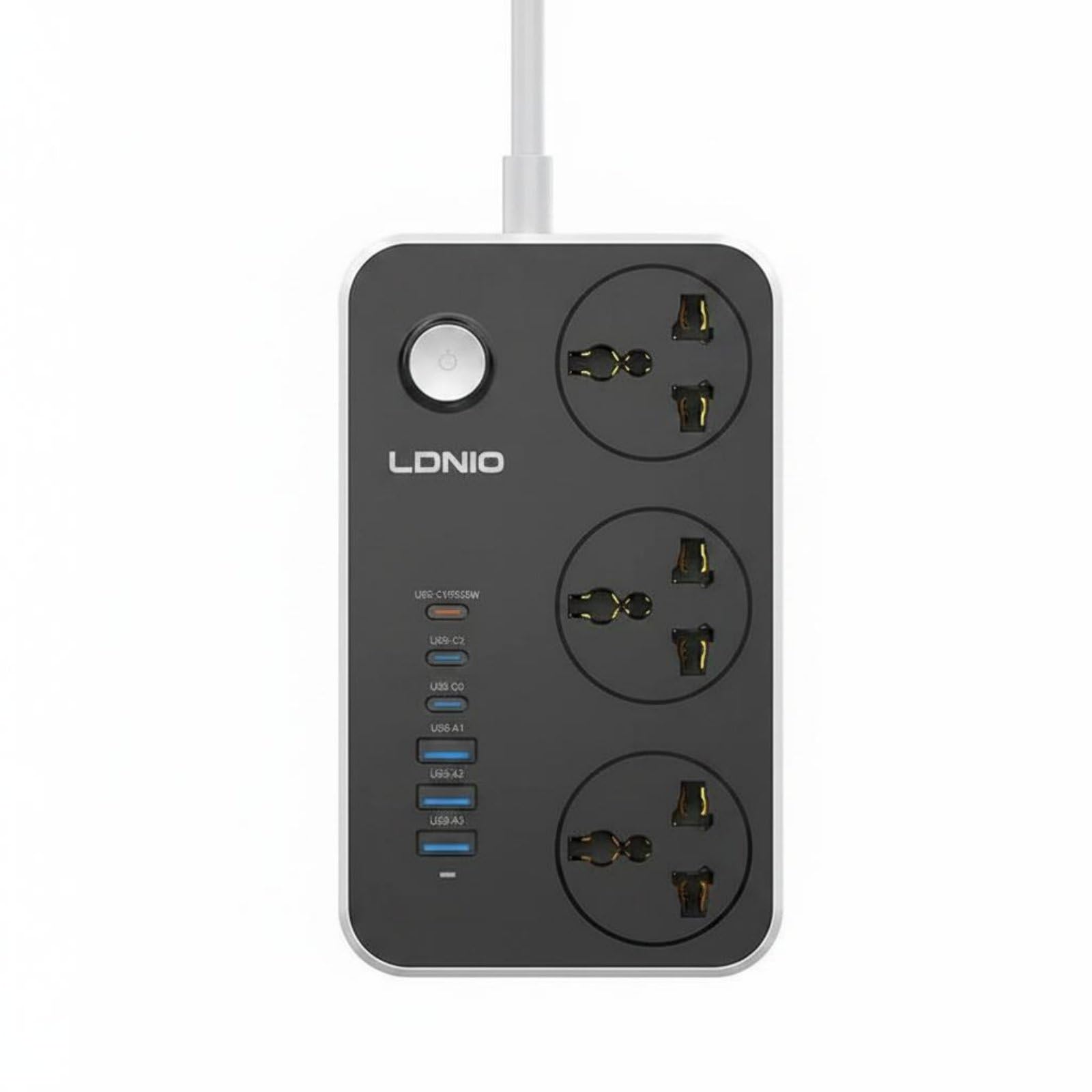 Multiple Outlets Multi Plug USB Power Strip Overload Protection Universal Outlet Power Strip, EU Plug-picture-28