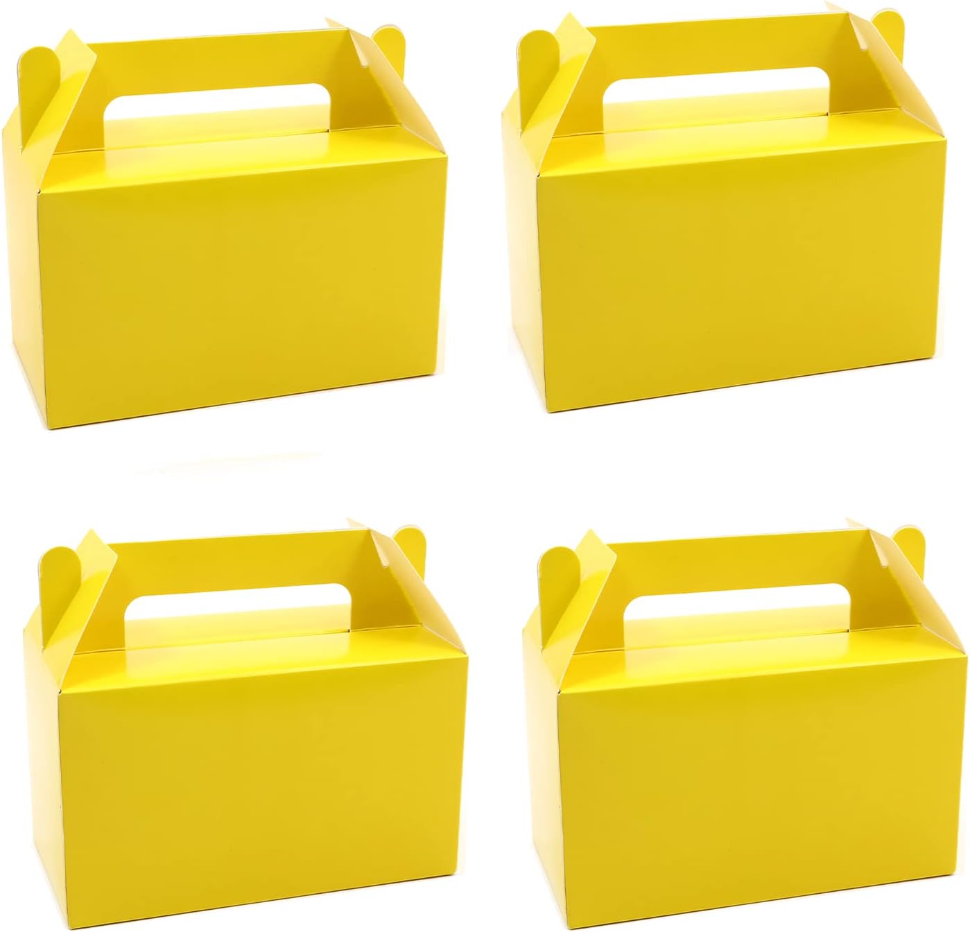 Oletx 50Pcs Yellow Gable Gift Boxes, Party Favor Treat Box