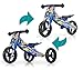 Milly Mally JAKE Blue Cars 2 in 1 triciclo e ruota in legno