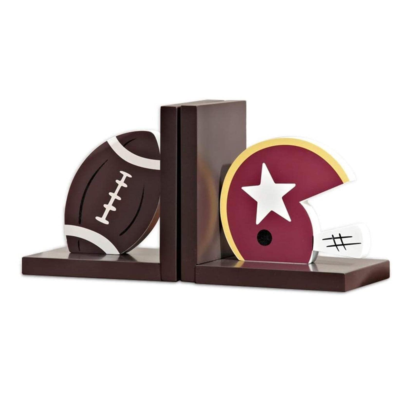 Personalized Baseball Bookends Wooden Support Frames Bookends Set Book Shelves Desk Book Shelves Book Ends