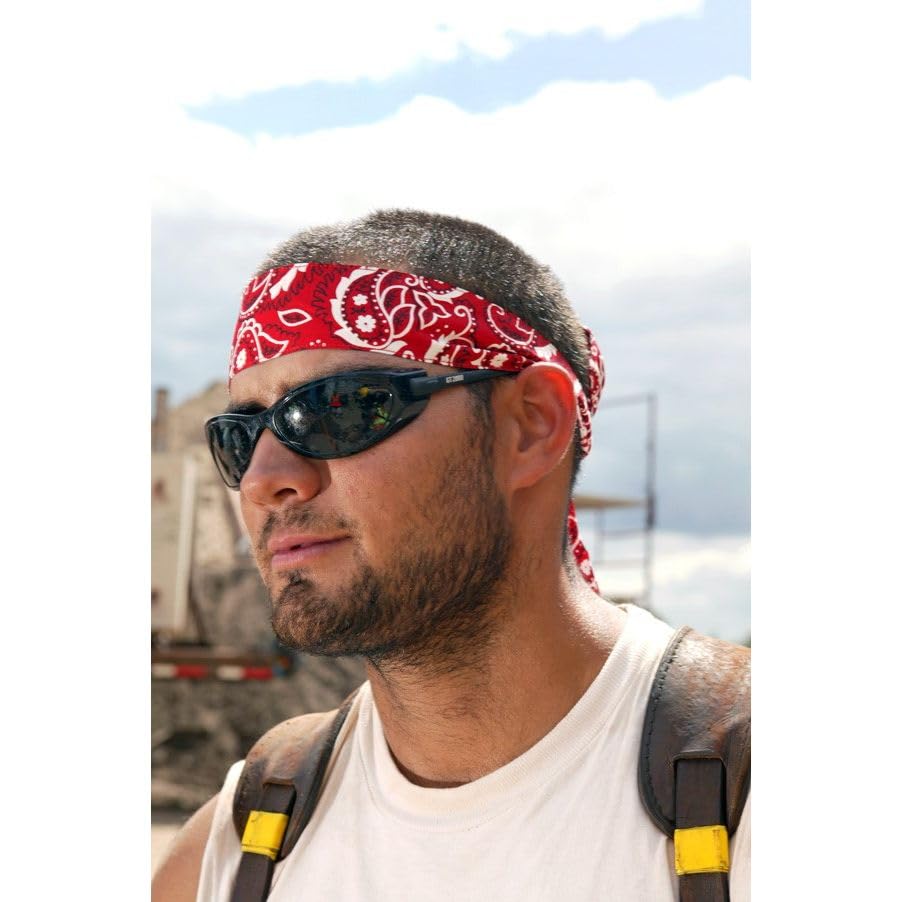 Chill-Its 6700 Evaporative Cooling Bandana - Tie Style - Camouflage Design (12304)