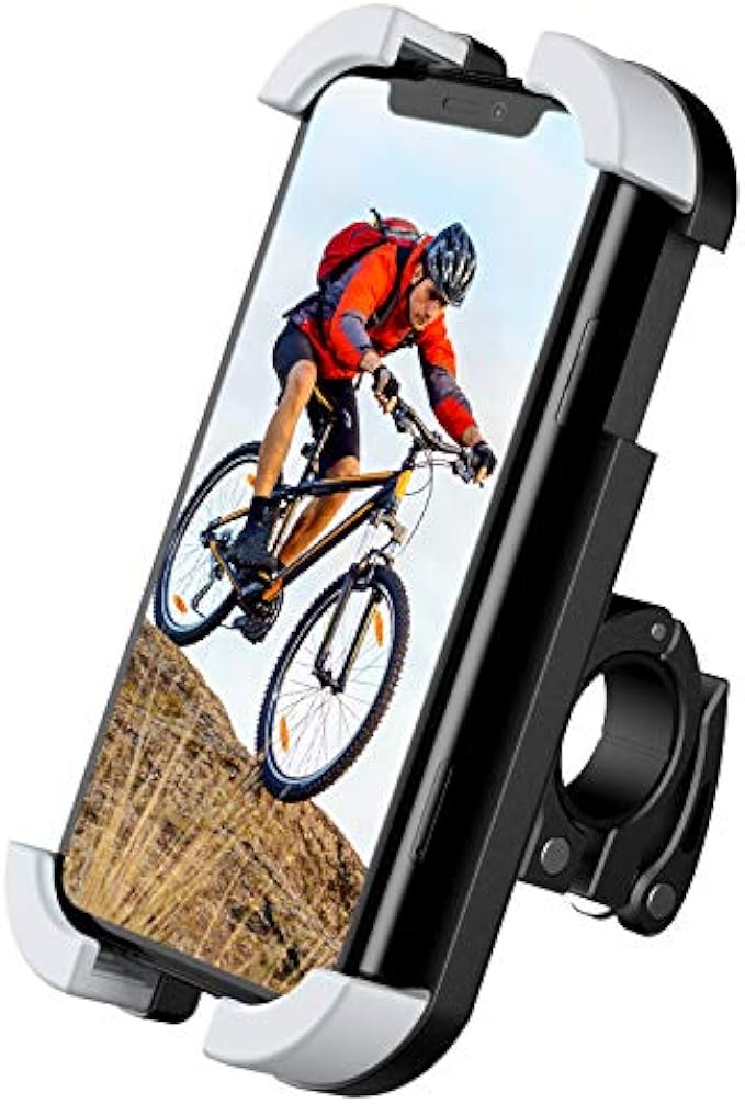 TIMESS New Bike Motorcycle Phone Mount Holder for Any Smartphone GPS Adjustable, Anti Shake and Stable 360° Rotation Bike Accessories fit for Between 3.5 and 6.5 inches