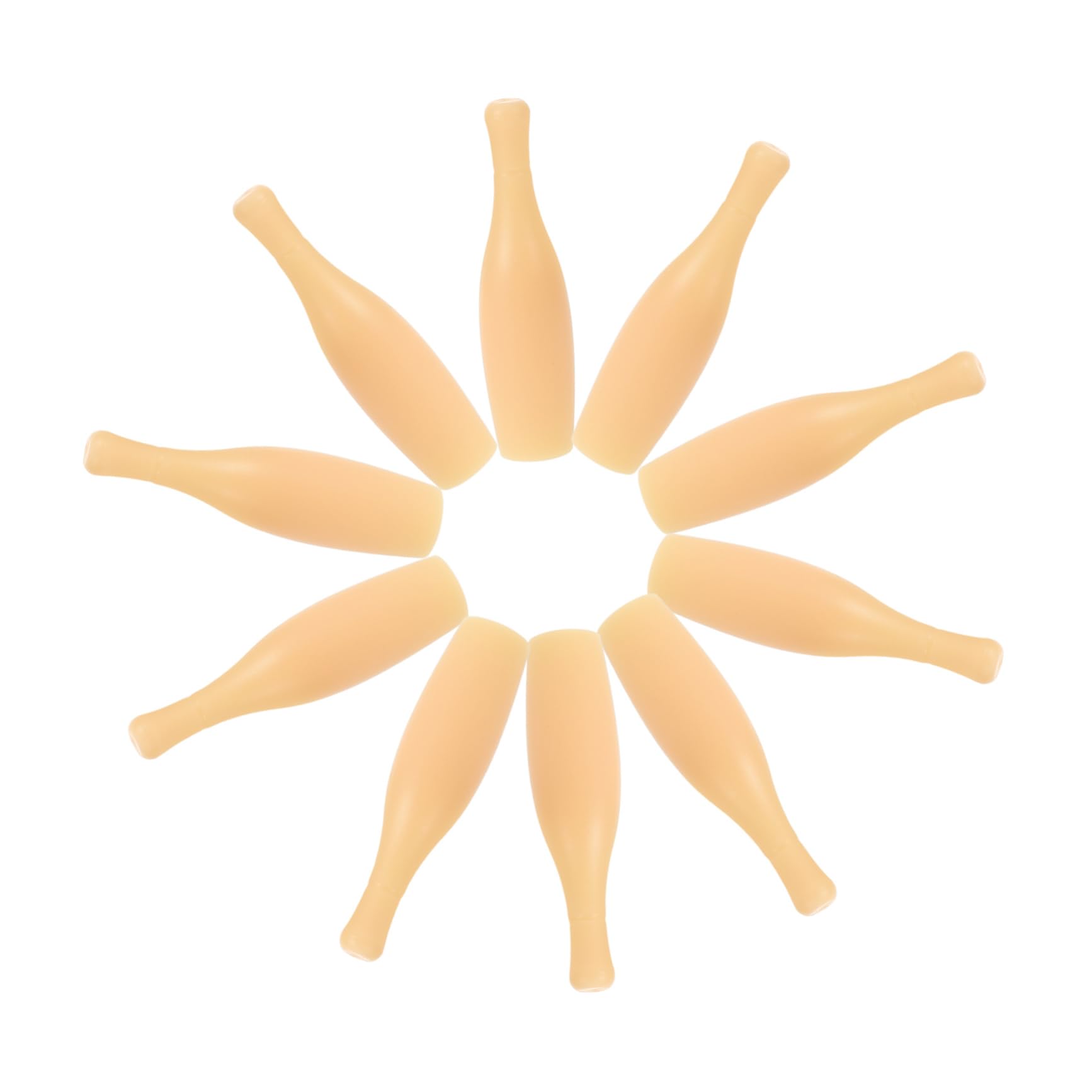 GALPADA Adorable Mini Bowling Pins 10 Pack for Tabletop Games Boys and Girls Parties Sturdy Compact Design