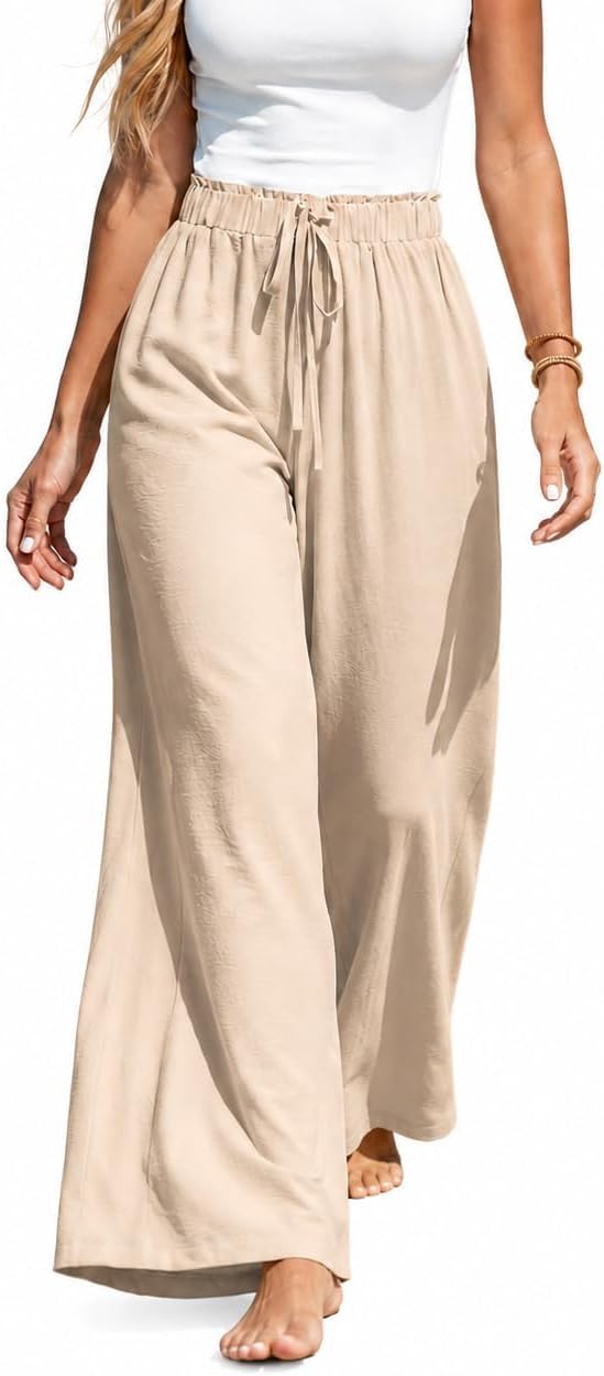 Hebenie Wide-Leg Palazzo Pants