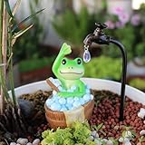 Photo Gallery jipersuo rana, rana da giardino, animali da esterno, in resina, sculture da bagno a forma di rana, statue da giardino, ornamenti per casa, cortile, statue divertenti (verde, 13,5 x 13 x 10 cm) Photo Gallery jipersuo rana, rana da giardino, animali da esterno, in resina, sculture da bagno a forma di rana, statue da giardino, ornamenti per casa, cortile, statue divertenti (verde, 13,5 x 13 x 10 cm)