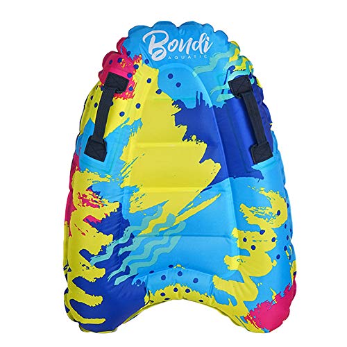 DUBENS Kid Outdoor Aufblasbare Surfbretter Tragbare Bodyboards Sicheres Licht Einfach Tragen Lernen Schwimmen Paddel Surfen Wassersportgeräte für Kinder Kid Frauen Männer (Mehrfarbig)
