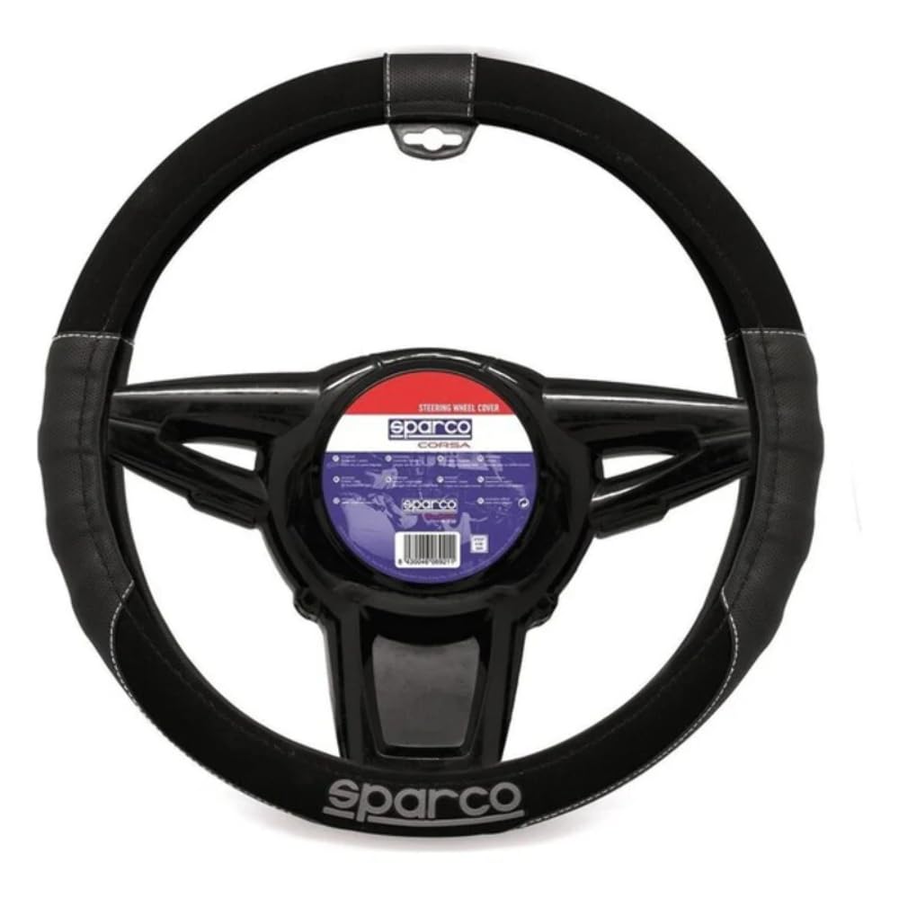 AUTO-STYLE SP 90110 Steering Wheel Cover Sport 3 Black/Grey