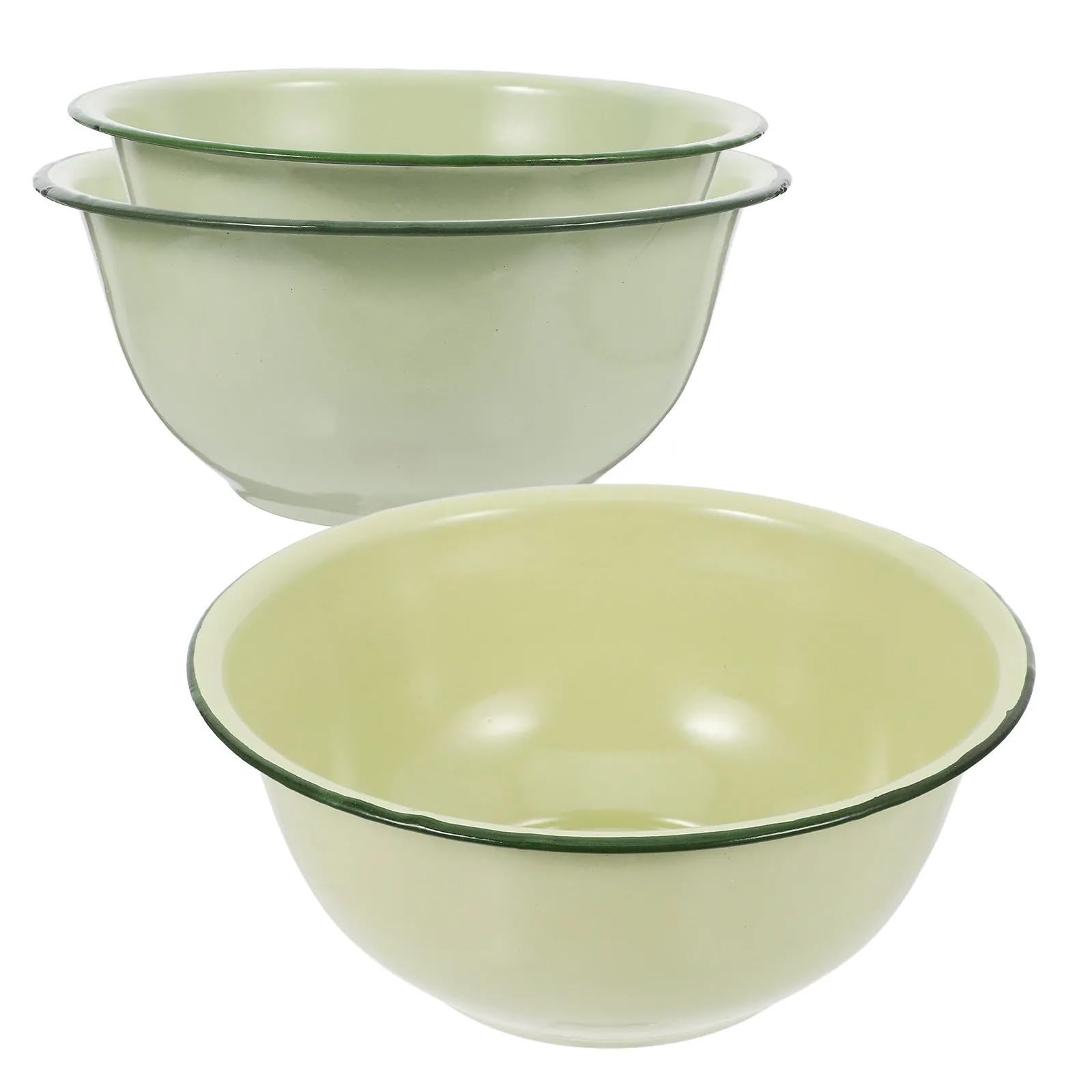 Bol De Esmalte Para Mezclar Juego De Mezcla Vintage Cuencos Cocina Esmaltados 3 Piezas