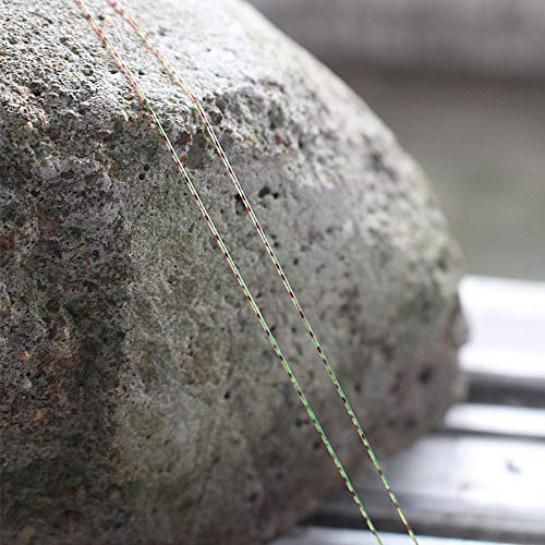 DECDEAL 50m super forte fluorocarbono revestido de nylon linha de pesca mar linha de pesca