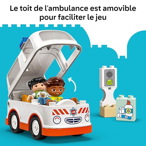 LEGO® DUPLO® ’ambulance et le chauffeur 10447 - vue 10
