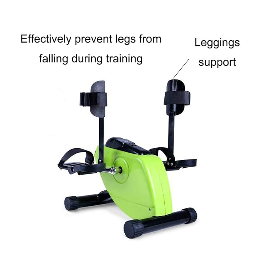 Exerpeutic Folding Exercise Bike Byjia Motorized Electric Pedal Exerciser, Fitness Exercise Bike For Hand, Arm, Knee & Leg, Mini Cycling Rehab Equipment For Handicap Disabled Mini Exercise Bike