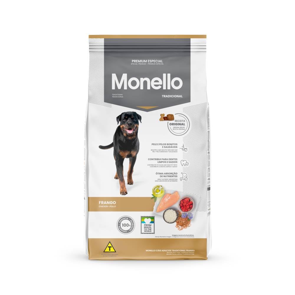 MONELLO Adult Dog Traditional 15kg, multicolor