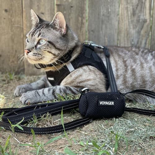 Image of Voyager Step-in Pet Harness - All Weather Mesh, Adjustable Step in Harness for Cats and Dogs by Best Pet Supplies - 307S Black, M