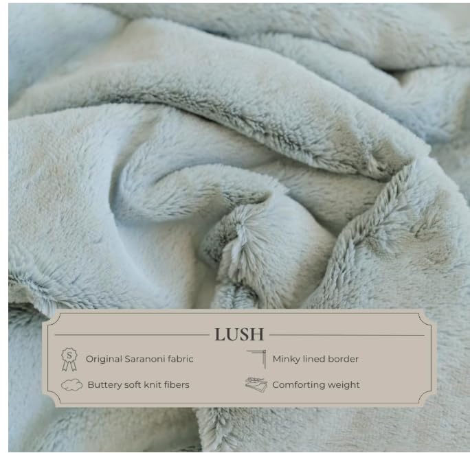 Image of Saranoni Blankets for Babies | Ultra-Soft Lush and Boutique Quality Baby Blanket | Ivory, Mini - 15 inch x 20 inch