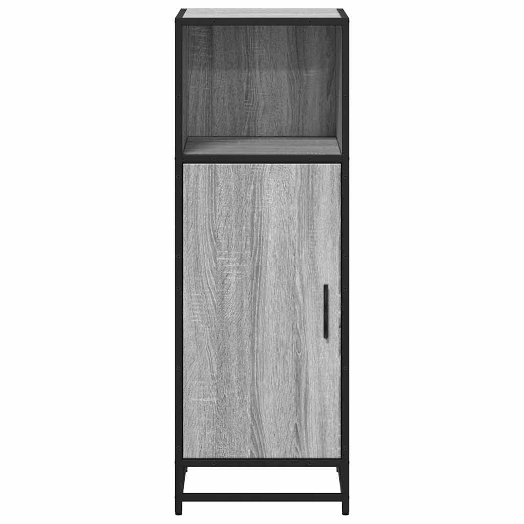 Armoire de Salle de Bain Sonoma Gris 35x37,5x100 cm