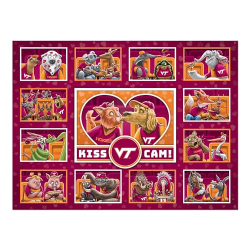 Image of YouTheFan NCAA Virginia Tech Hokies inchKiss Cam inch 500 Puzzle