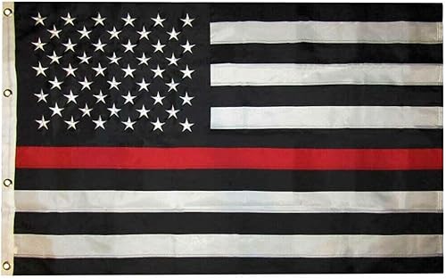 Miniatura 2 de Premium 10X15 USA Thin Department Memorial Nylon 210D Embroidered Flag