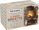 Rekord Braunkohlebrikett Kaminbriketts Briketts Braunkohle Kamin Kohle 10 kg