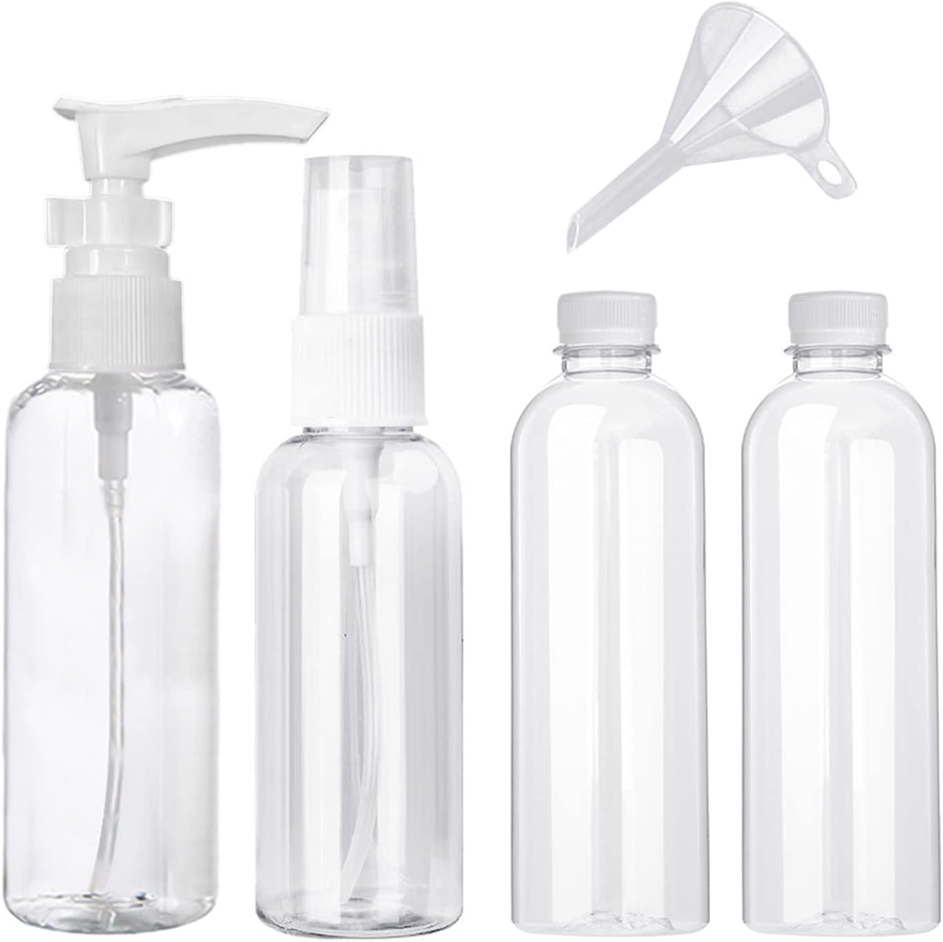 4 pcs 100ml Travel Bottles For Toiletries Refillable Liquid Container
