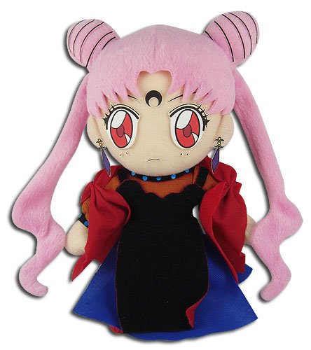 Great Eastern Entertainment GE Animation Sailor Moon R Black Lady Stuffed Plush Toy, Multicolor, 8" (52704)