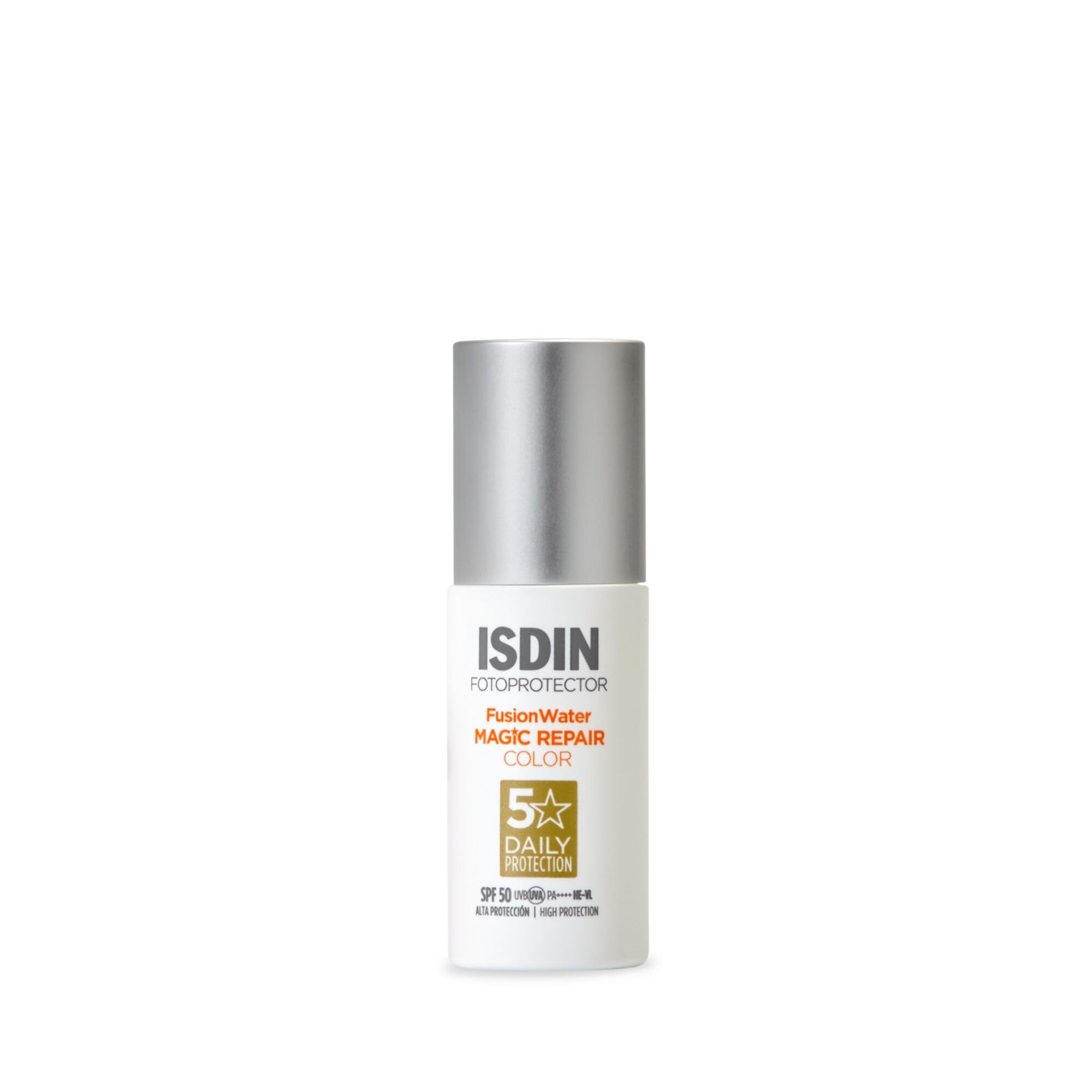 ISDIN Foto Ultra Isdin Age Repair Color Spf 50, Protector Solar Facial Con Color Y Triple Acción Antifotoenvejecimiento, Cobertura Natural, Disimula Imperfecciones, 50 Ml